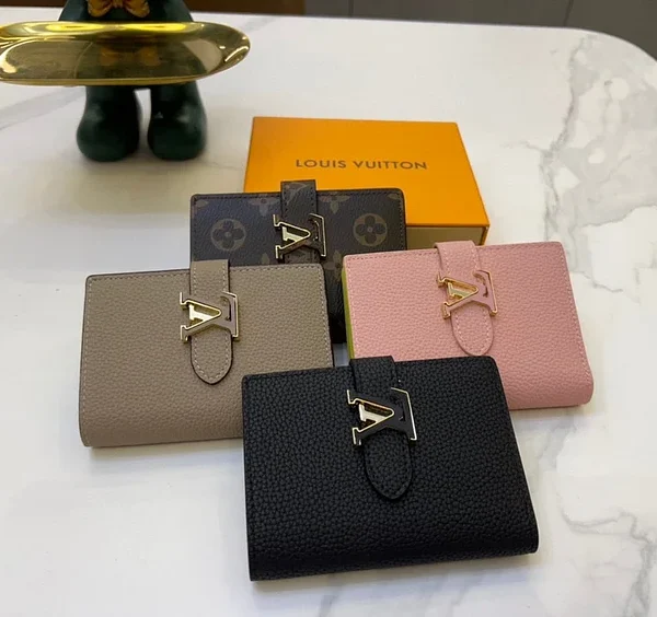 Louis Vertical CP Taurillon leather wallet size : 9*12*10 cm