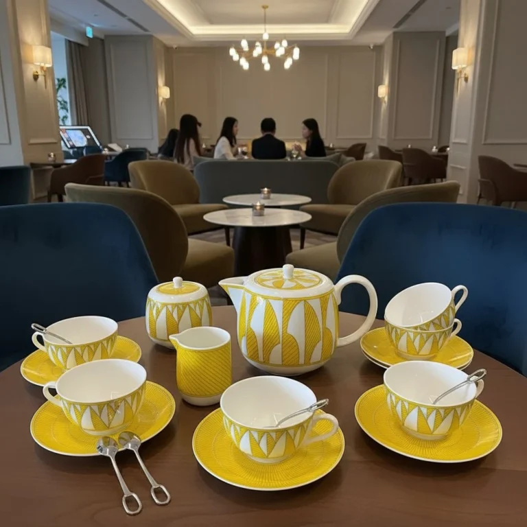HERMES Чайный сервиз на 6 персон Soleil d’Hermes