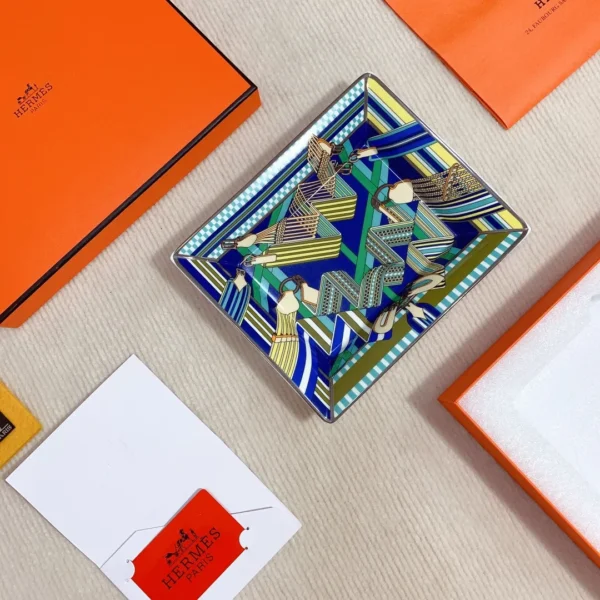 HERMES Монетница Delux с абстрактным рисунком