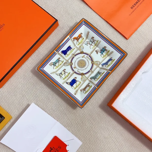 HERMES Монетница Delux с лошадьми