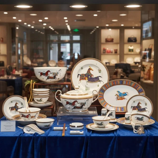 HERMES Набор посуды 58 предметов 10 персон